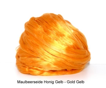 Maulbeerseide Honig, Gelb Gold, statt 13,92 €
